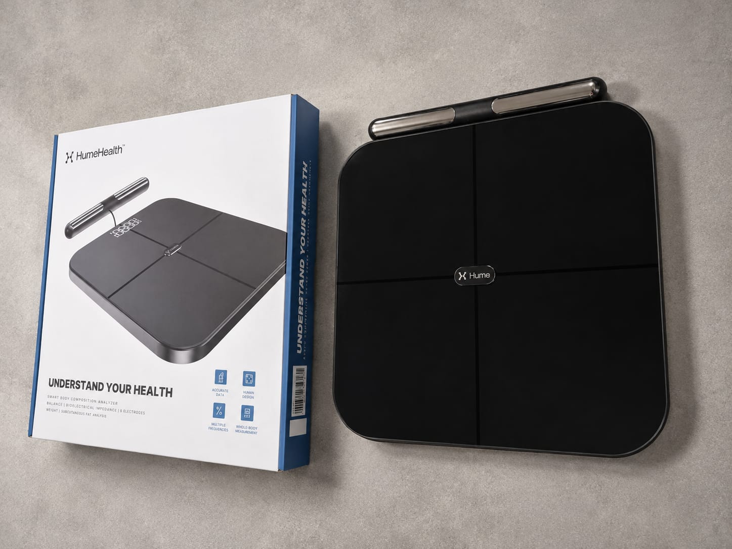 Hume Pod body composition scale, unboxed